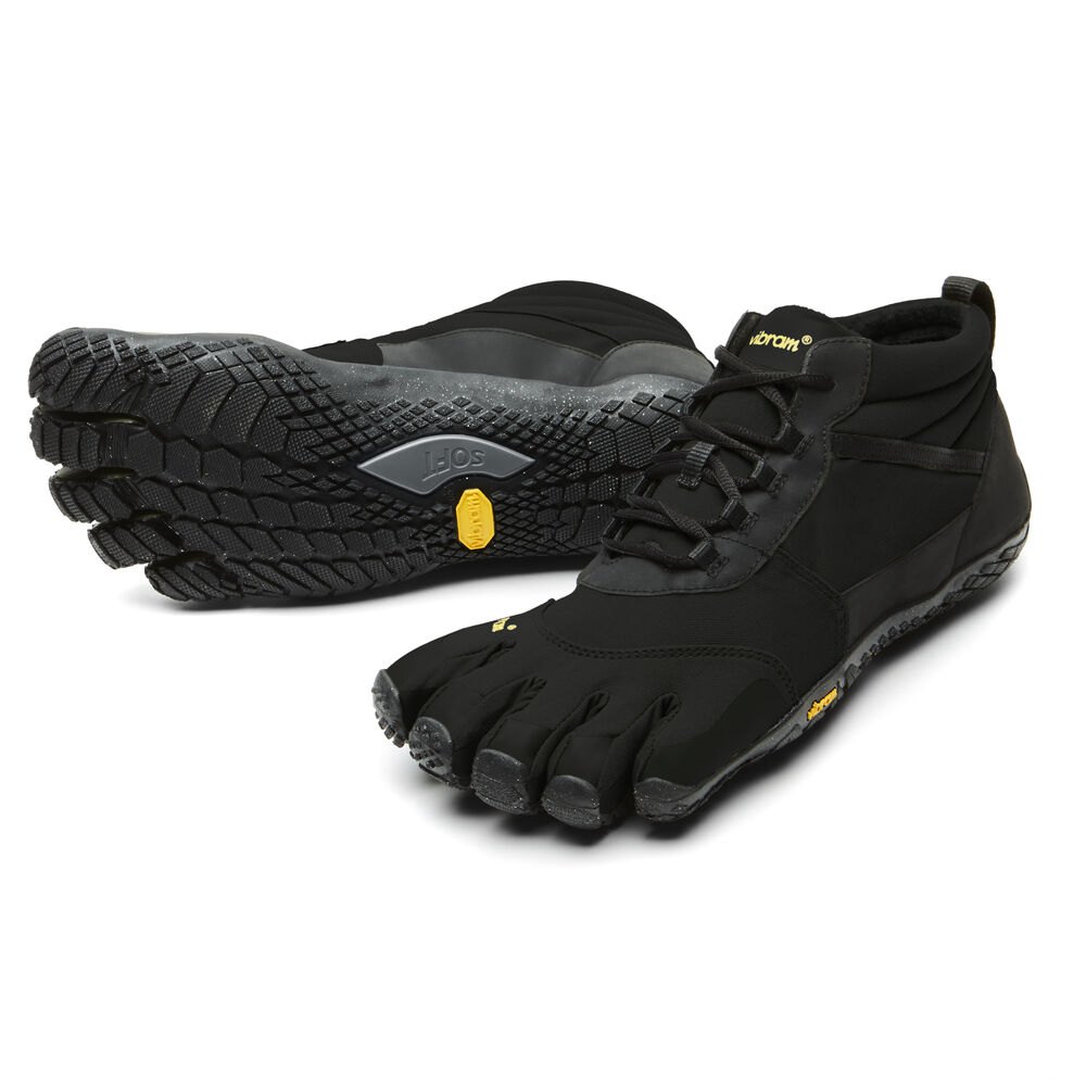 Zapatos De Trail Hombre Negros - FiveFingers V-Trek Insulated - RIUJAT-689